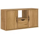 TV skap med skuff ODDA 79x24x40 cm heltre furu