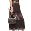 Pinko Dame Vesker Brun ONE SIZE,