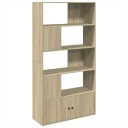  Bokhylle sonoma eik 100x36x189 cm konstruert tre