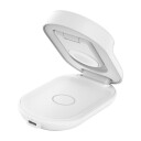 Belkin 25W Qi2 3-i-1 Magnetisk Trådløs Lader Hvit