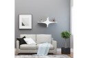 Vegghylle 20x90 cm   Hvit
