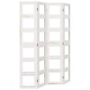  Romdeler 4 paneler hvit heltre keisertre 8721012073876