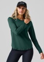 Casall Essential Long Sleeve Dame Dark Pine M