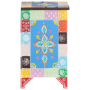  Håndmalt nattbord 40x30x50 cm heltre mango 8720286105580