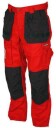 BS Håndverksbukse Drevsjø Unisex, Str. C48, Rød/Sort