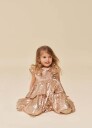 Konges Sløjd Starla Sequin Kjole Gold Blush (104 / 4 år)