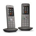 Gigaset CL660 HX Duo bordtelefon med dokk DECT Antrasitt