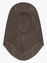 Huttelihut Balaklava Merinoull Ribbet Brown Melange 48
