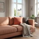Tc Home Putetrekk   Luana rød Størrelse: 80 x 80 cm