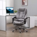 Ergonomisk kontorstol med massasje og varme liggende grå