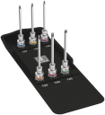 Wera 8767 C Torx Bitsett 1/2" med Långa Biter - 6 Deler, Stål