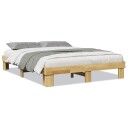  Sengeramme uten Madrass 135x190 cm Heltre Eik 8721158628558