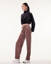 Bumpro Logomania Velour Pants Red Mustang - XS