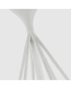 Alberto Small Low Ceiling Chandelier Plaster White