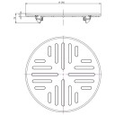 Vieser 7114108 Silrist 150 mm Innendørsavløp