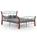 vidaXL Sengeramme svart metall 120x200 cm