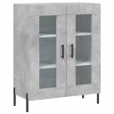 vidaXL Skjenk betonggrå 69,5x34x90 cm konstruert tre