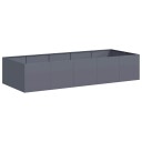  Plantekasse antrasitt 200x80x40 cm stål