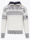 Twentyfour Legacy Half Zip Ullgenser Hvit M