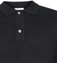 Grunt Poloskjorte   Strikk   GrHam   Black Melert   Grunt   16 år 176   Genser   Svart