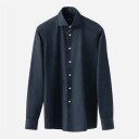 Recycled Denim Shirt Contemporary Dark Denim