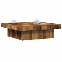  Salongbord gammelt tre 90x90x28 cm konstruert tre 8721158439079
