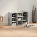  Sko Skap med hylle Betonggrå 77.5 x 30 x 51 cm Konstruert tre