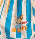 That"s Mine Badeshorts Lai Blokk Stripe Blå Thats Mine 74 Badetøy Oransje