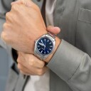 Seiko Classic Day Date 40mm Steel Blue Dial
