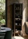 &Tradition Trace SC87 vitrineskap 50 x 192 x 40 cm Dark stained oak