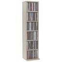  CD-skap sonoma eik 21x20x88 cm konstruert tre