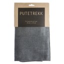Putetrekk Vera grå velour 45x45 cm