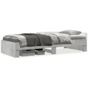 Sengeramme betonggrå 100x200 cm konstruert tre 8721102821905