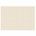 Vidaxl Vektdyne kremhvit 140x200 cm 10 kg stoff