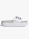 adidas Adilette Plattform Slipper Hvit 40 1/2