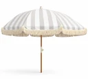 Parasoll Hillerstorp Parasoll 200 cm   Sand/hvit