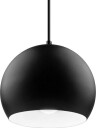 Home Décor GLOBE Sort Ø20cm pendel   E27 fatning 2m ledning metall
