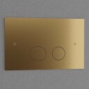 Primy Steel Style betjeningsplate Hel- og halvspyling, Rust
