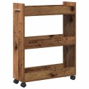  Rulleskap Gammelt Tre 60x22x79 cm Ingeniørtre