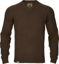 Härkila Vincent Merino V Neck genser Herre Demitasse brown XL