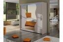 Dravon Garderobeskap Med Speil 180x215 cm - Beige