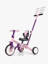 Milly Mally Optimus Max Trehjulssykkel 4 In 1 Rosa