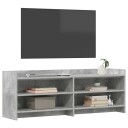  TV skap 135 x 33 x 47 cm Betonggrå Konstruert tre