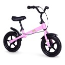 Løpesykkel med brems for barn EVA hjul ECOTOYS Rosa