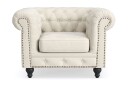 Manor House Chesterfield Deluxe Lenestol Beige