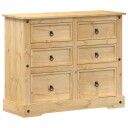  Kommode Corona 110x43x91 cm heltre furu 8721012879164