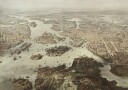 Fogelvue Over Stockholm 1860 Plakat Plakat / 100x150cm