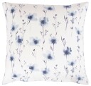 By Night Putetrekk - 60x63 cm - 100% bomullsflanell - Flower Blue - By Night