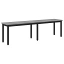 vidaXL benk Grå Sonoma 160 x 35 x 45 cm Konstruert tre