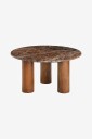 Ellos Home   Salongbord Growby Ø90 cm   Brun